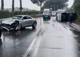 Velletri, grave incidente su via Appia Nord, due uomini rimangono feriti